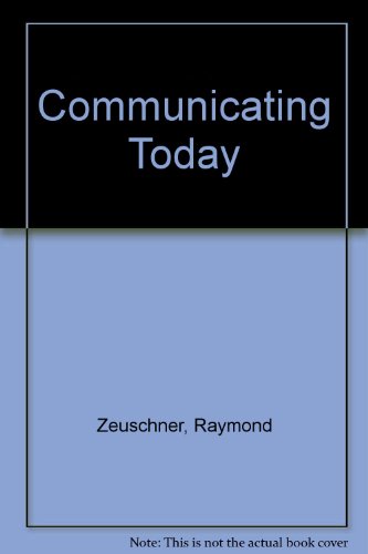 Book Communicating Today free