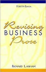 Book Revising Business Prose (4th Edition) free