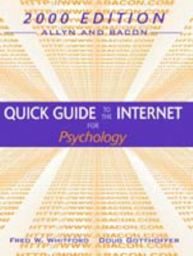 Book Allyn & Bacon Quick Guide to the Internet for Psychology, 2000 Edition(Value-Package Option Only) free