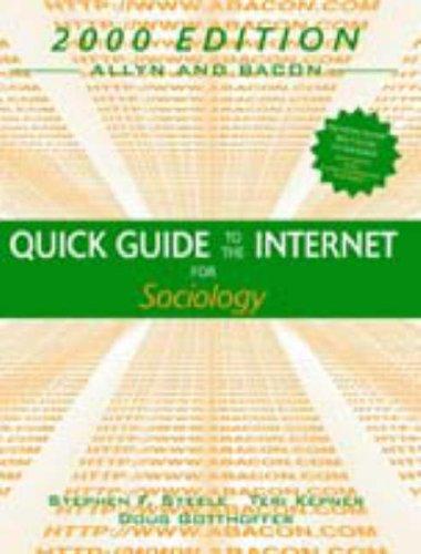 Book Quick Guide to the Internet for Sociology free