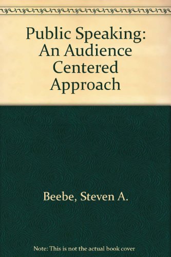 Book Public Speaking: An Audience Centered Approach free
