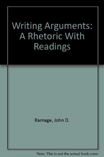 Book Writing Arguments: A Rhetoric With Readings free
