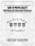 Book Guide to Writing Quality Individualized Education Programs: What's Best for Students with Disabilities? free