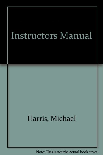 Book Instructors Manual free