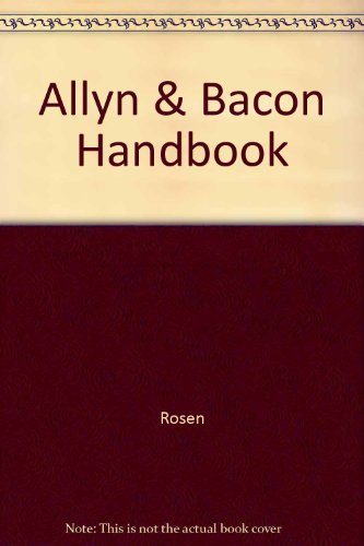 Book Allyn & Bacon Handbook (Interactive Edition) free