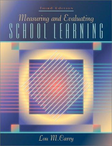 Book Measuring and Evaluating School Learning (3rd Edition) free