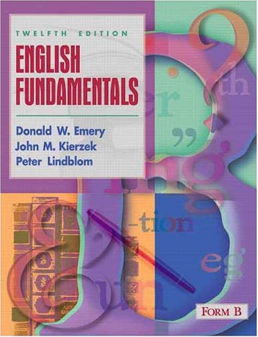 Book English Fundamentals: Form B (12th Edition) free