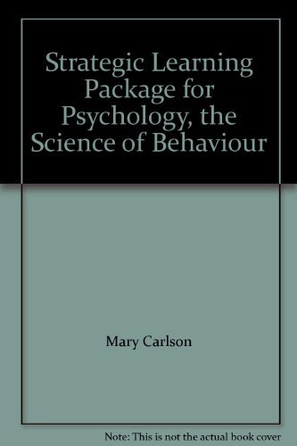 Book Strategic Learning Package for Psychology, the Science of Behaviour free
