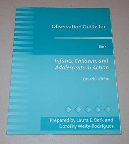 Book Observation Guide for Infants, Children, and Adolescents in Action free