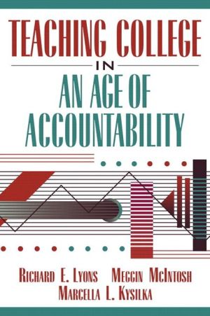 Book Teaching College in an Age of Accountability free