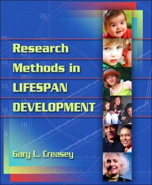 Book Research Methods in Lifespan Development free