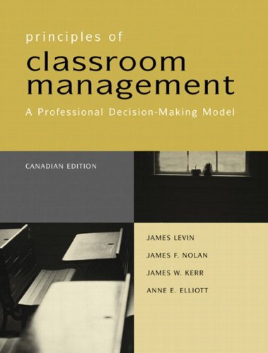 Book Principles of Classroom Management: A Professional Decision-Making Model Canadian Edition free