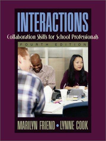 Book Interactions: Collaboration Skills for School Professionals (4th Edition) free