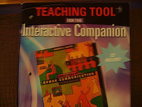 Book De Vito - Essentials Of Human Communication - Teaching Tool For The Interactive Companion free
