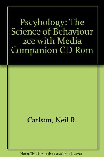 Book Psychology: The Science of Behaviour, Second Media Companion Edition (2nd Edition) free