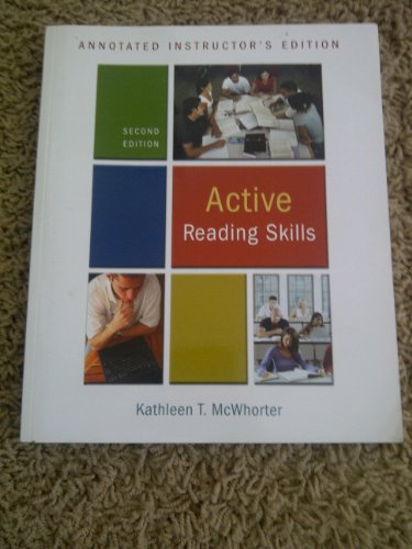 Book Active Reading Skills (annotated instuctors edition) free