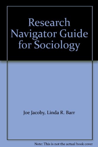 Book Research Navigator Guide for Sociology free