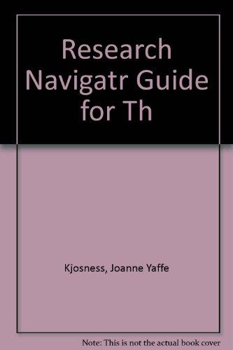 Book Research Navigator Guide for the Helping Professions (Valuepack item only) free