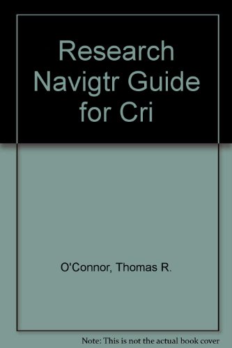 Book Research Navigator Guide For Criminal Justice (valuepack Item Only) free