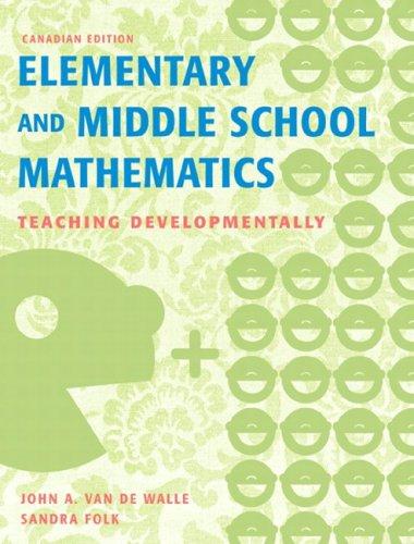 Book Elementary and Middle School Mathematics, First Canadian Edition free