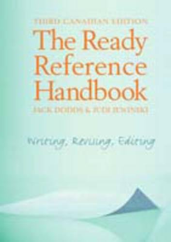 Book The Ready Reference Handbook: Writing, Revising and Editing, Third Canadian Edition free