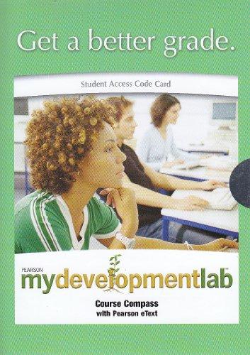 Book MyDevelopmentLab CourseCompass with Pearson EText - Valuepack Access Card free