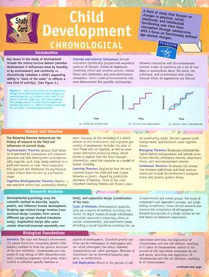 Book Child Development Chronological Study Card free