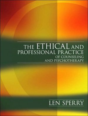 Book The Ethical and Professional Practice of Counseling and Psychotherapy free