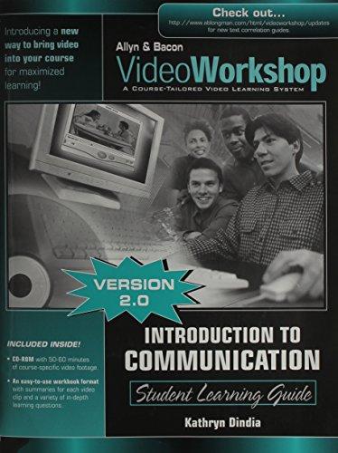Book VideoWorkshop for Introduction to Communication, Version 2.0: Student Learning Guide with CD (2nd Edition) free