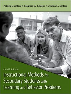 Book Instructional Methods For Secondary Students With Learning And Behavior Problems free