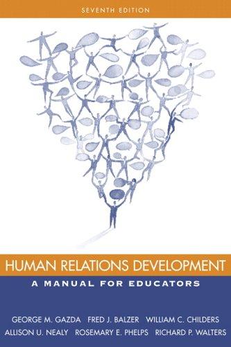 Book Human Relations Development: A Manual for Educators (7th Edition) free