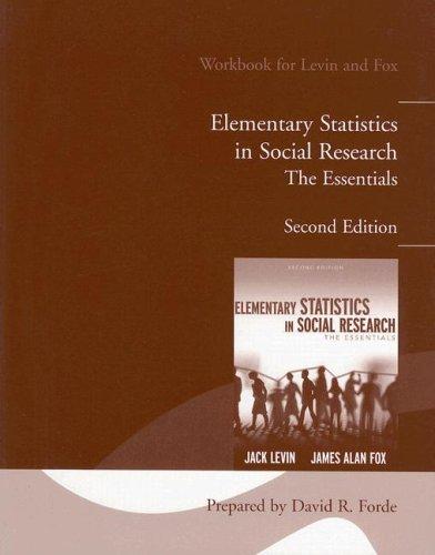 Book Student Lab Manual for Elementary Statistics in Social Research: The Essentials free