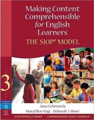 Book Making Content Comprehensible for English Learners: The SIOP Model (3rd Edition) free