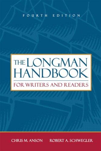 Book The Longman Handbook for Writers and Readers With Mycomplab free