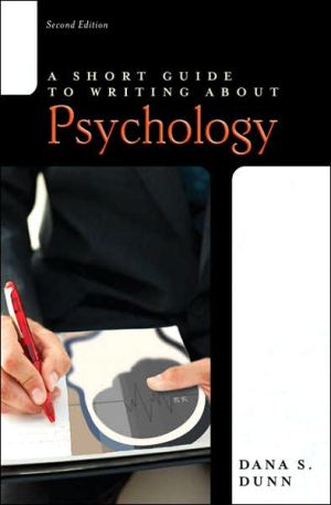 Book Short Guide to Writing about Psychology (2nd Edition) free