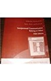 Book 0205524524 Interpersonal Communication Instructor's Edition Relating Other, by Beebe, 5th Edition, Skillbuilder Workbook (9780205524525) free