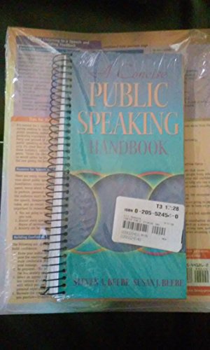 Book Concise Public Speakg Handbk& Study Card Pk free