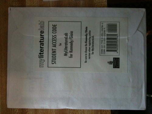 Book MyLiteratureLab - Valuepack Access Card - for Kennedy/Gioia free