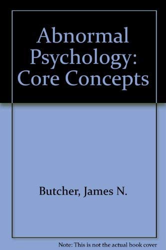 Book Abnormal Psychology: Core Concepts, Books A La Carte Plus Mypsychlab Coursecompass free