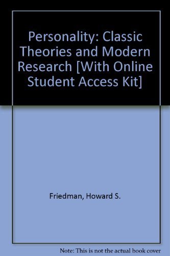 Book Personality: Classic Theories And Modern Research (with Citing Sources With Apa Documentation) (3rd Edition) free