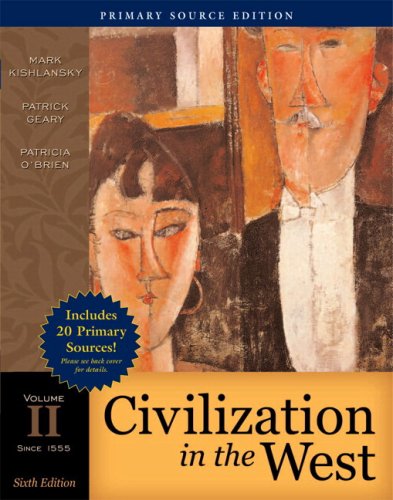 Book Civilization in the West, Volume II (since 1555), Primary Source Edition (with Study Card) free