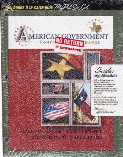 Book American Government: Continuity And Change, 2008 Texas Edition, Books A La Carte Plus Mypoliscilab (4th Edition) free