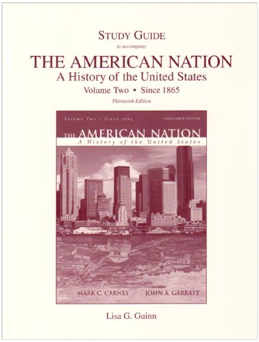 Book Study Guide for The American Nation: A History of the United States, Volume 2 (since 1865) free