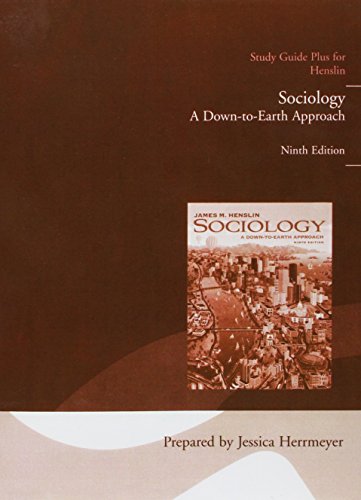 Book Study Guide Plus for Sociology: A Down-to-Earth Approach free