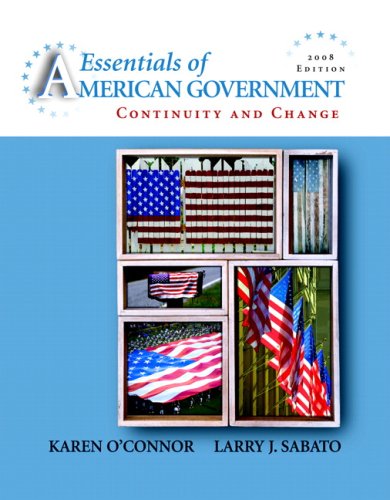 Book Essentials Of American Government: Continuity And Change, 2008 Edition Value Package (includes Mypoliscilab Student Access  For American Government) free