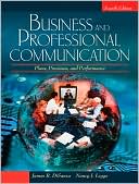 Book Business and Professional Communication: Plans, Processes, and Performance free