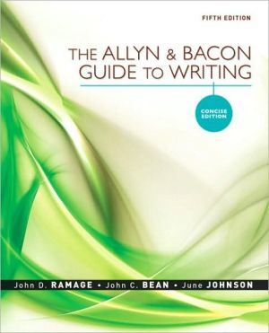 Book The Allyn & Bacon Guide to Writing: Concise Edition (5th Edition) free