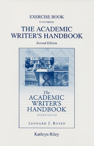 Book Exercise Book for The Academic Writer's Handbook free