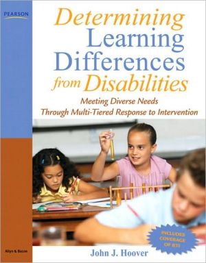 Book Differentiating Learning Differences from Disabilities: Meeting Diverse Needs through Multi-Tiered Response to Intervention free
