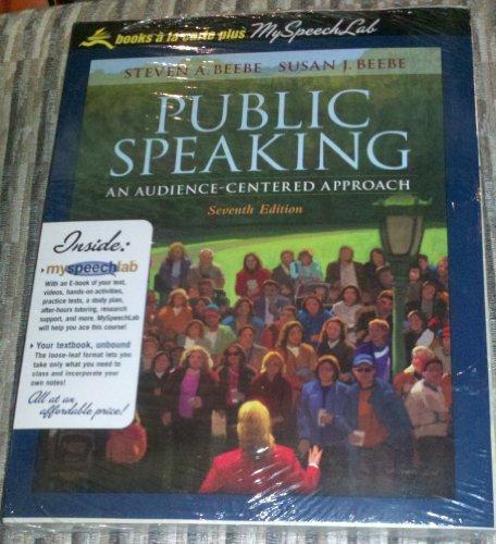 Book Supplement: Public Speaking: An Audience-centered Approach, Unbound (for Books A La Carte Plus) - Public Speaking: An Audience-cen free